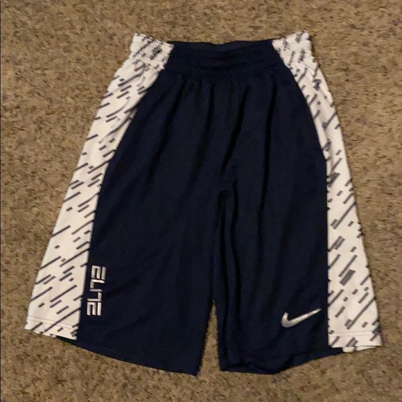 navy nike elite shorts